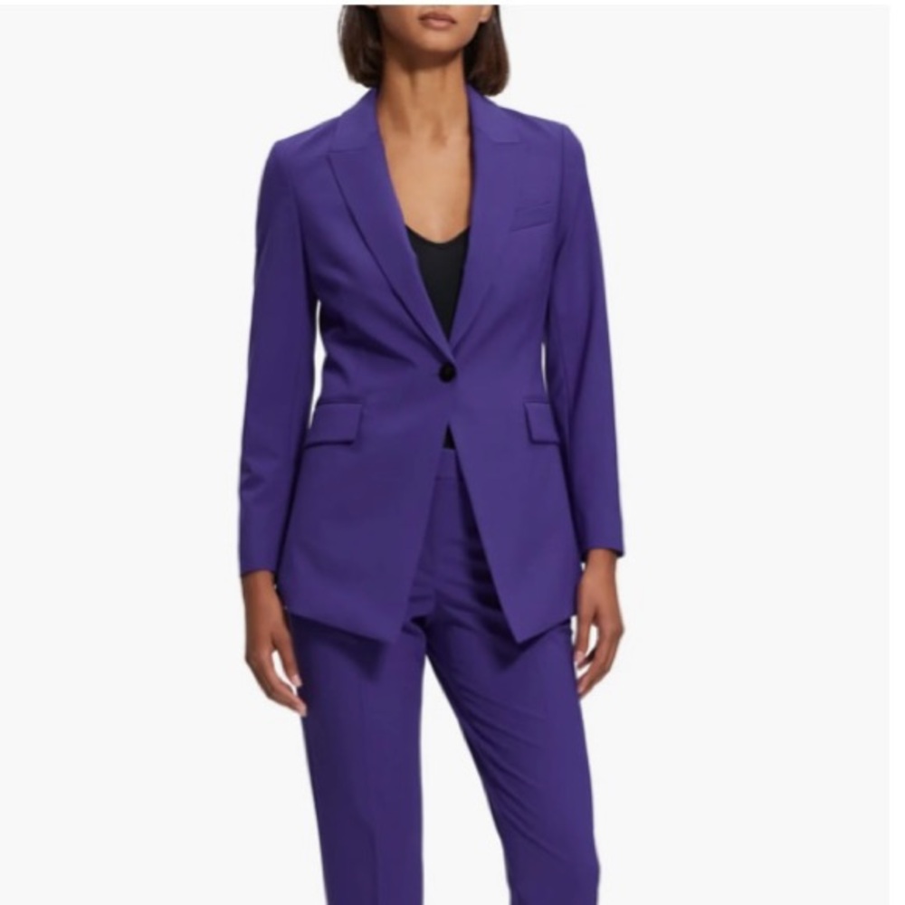 Theory Purple Blazer & Suit Jacket - Picture 16 of 16